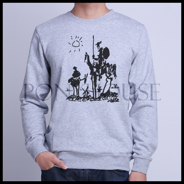 2015E DON  OTE X  Űȣ ī  /2015E DON QUI OTE X sweater Don Quixote Picasso male Sweatshirt
